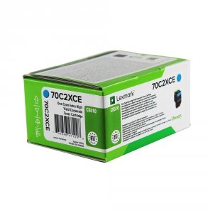 Toner Lexmark 702XCE Corporate-Kassette Cyan / 8000 70C2XCE
