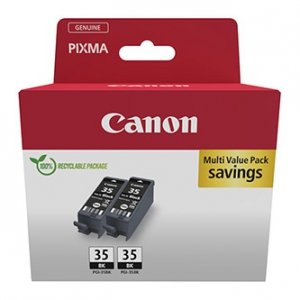 Canon oryginalny tusz / tusz PGI-35 BK, 1509B029, black, 2*191s, 2*9.3ml