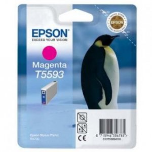 Epson oryginalny Wkład atramentowy / tusz C13T55934010. magenta. 13ml. Epson Stylus Photo RX700 C13T55934010