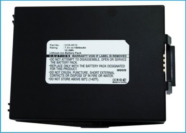 Części / CoreParts / zamiennik / Battery for Payment Terminal 13Wh Li-ion 7.4V 1800mAh Black, for VeriFone