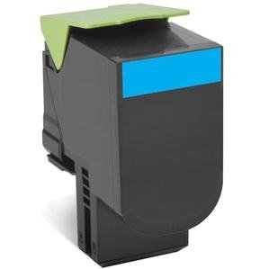 Toner Lexmark 80C2XC0. cyan. 4000s. return. extra duża pojemnośÄ‡. Lexmark CX510de. CX510dhe. CX510dthe 80C2XC0