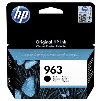 HP oryginalny tusz / tusz 3JA26AE, HP 963, black, 1000s, 24.09ml, HP Officejet Pro 9010, 9012, 9014, 9015, 9016, 9019/P