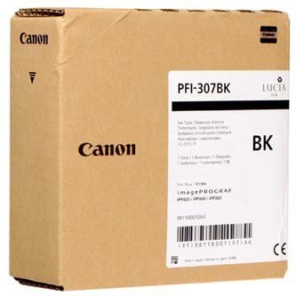 Canon oryginalny wkład atramentowy / tusz PFI307BK. black. 330ml. 9811B001. ploter iPF-830. 840. 850 9811B001