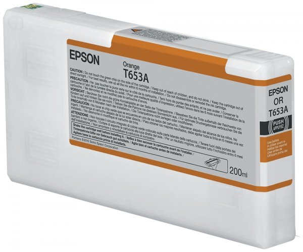 Tusz EPSON C13T653A00. orange. 200ml. Epson Stylus Pro 4900 C13T653A00