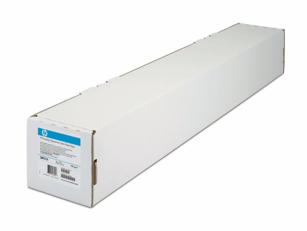 Papier do plotera / HP / 610/15.2m/Professional Satin Photo. 610mmx15.2m. 24. Q8759A. 300 g/m2. foto papier. satynowy. biały. do drukarek atramentowych Q8759A