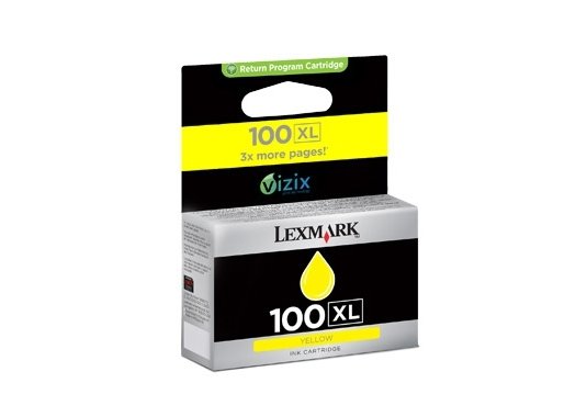 Tusz Lexmark 14N1071E. #100XL. yellow. return. 600s. Lexmark S305. 405. 505. 605. PRO205. 705. 805. 905 14N1071E