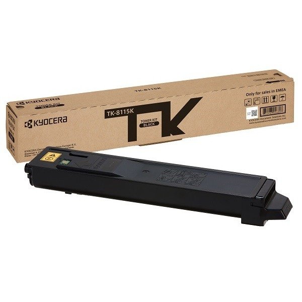 Toner Kyocera-Mita 1T02P30NL0, black, 12000s, TK-8115K, Kyocera ECOSYS M8124cidn, M8130cidn 1T02P30NL0