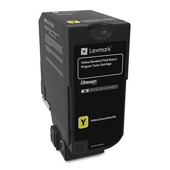 Toner Lexmark 74C2SY0, yellow, 7000s, return, Lexmark CS720de,CS720dte,CS725de,CS725dte,CX725de,CX725dhe 74C2SY0