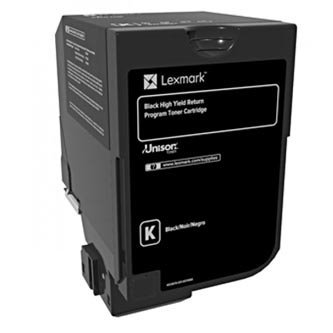 Toner Lexmark 84C2HK0, black, 25000s, return, Lexmark CX725de, CX725dhe, CX725dthe 84C2HK0