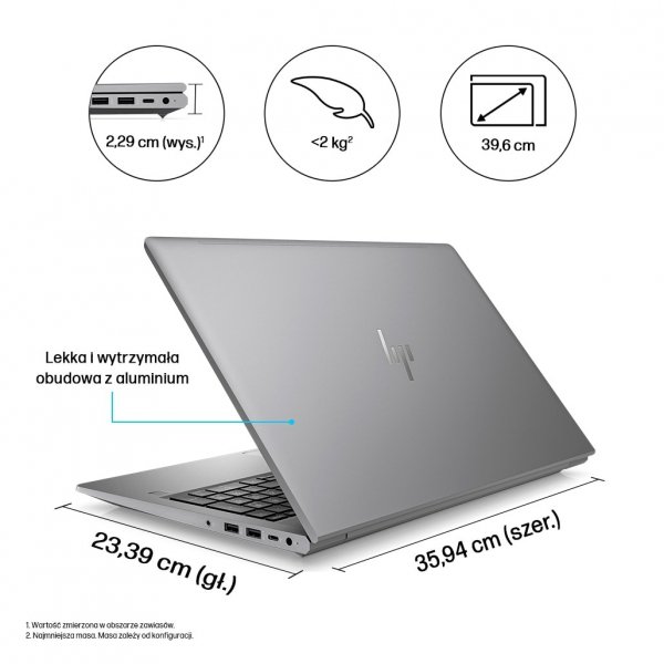 Stacja robocza HP ZBPG10A R9-7940HS/15.6''/32GB/1TB/W11/3yw