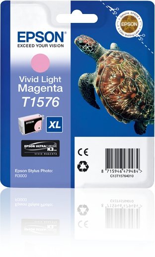 Tusz EPSON C13T15764010. light vivid magenta. 25.9ml. Epson Stylus Photo R3000 C13T15764010