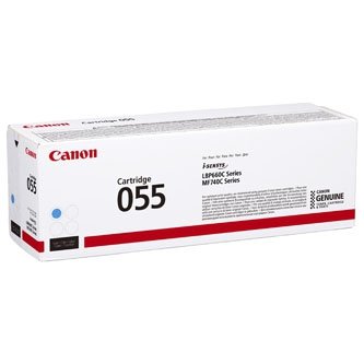 Canon oryginalny toner 055C, cyan, 2100s, 3015C002, Canon MF742Cdw, MF744Cdw, MF746Cx, LBP663Cdw, LBP664Cx, O