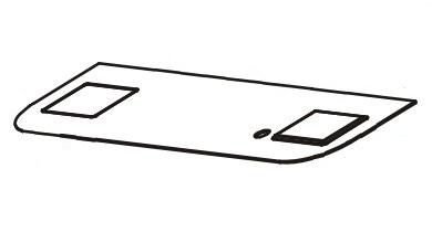 Części / ZEBRA / Nameplate, GX420d (Direct  Thermal) 105934-062,  Nameplate, 4 pc(s)