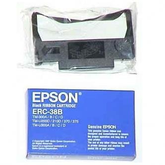 Epson oryginalny tasma do kas fiskalnych. C43S015374. ERC 38. czarna. Epson TM-300. U 375. U 210. U 220 C43S015374