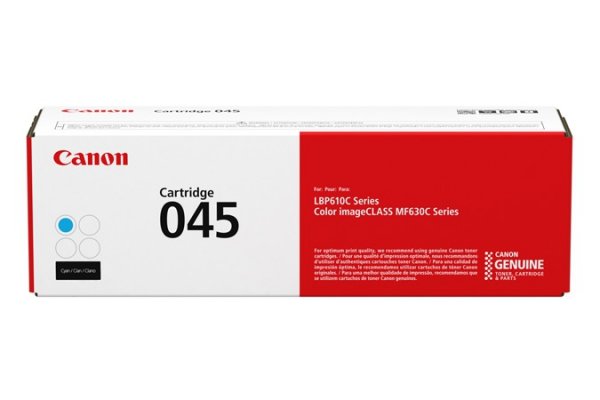 Toner Canon 045C, cyan, 1300s, 1241C002, Canon LBP613Cdw, 611Cn, MFP635Cx, 633Cdw, 631Cn, O