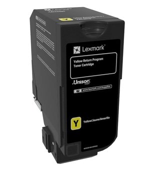 Toner Lexmark 74C20Y0, yellow, 3000s, return, Lexmark CS720de,CS720dte,CS725de,CS725dte,CX725de,CX725dhe, O