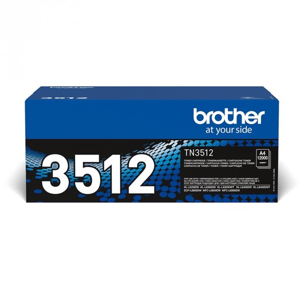 Toner Brother TN3512. black. 12000s. Brother HL-L6400DW TN3512