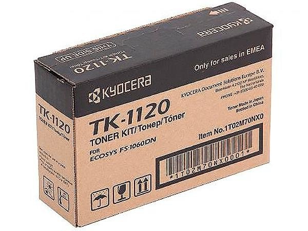 Toner Kyocera-Mita TK1120, black, 3000s, 1T02M70NX0, FS1060DN 1T02M70NX0