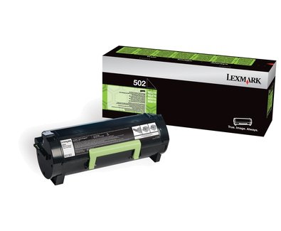 Toner Lexmark 50F2000. black. 1500s. 502. return. Lexmark MS310D. 310DN. 410D. 410DN 50F2000