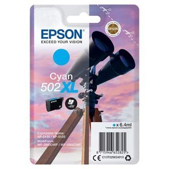 Tusz EPSON 502XL Binocular 6.4ml CY