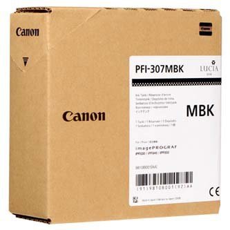 Canon oryginalny wkład atramentowy / tusz PFI307MB. matte black. 330ml. 9810B001. ploter iPF-830. 840. 850 9810B001