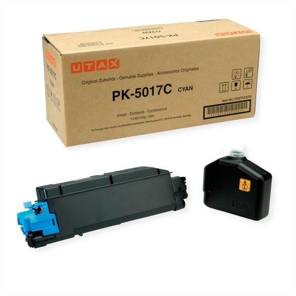 Toner UTAX 1T02TVCUT0, cyan, 6000s, Utax MFP PC3062, PC3062DN, PC3062MFP, PC3066, PC3066MFP 1T02TVCUT0