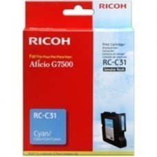 Ricoh oryginalny żelowe wypełnienie 405505. cyan. 2500s. typ RC-C31. Ricoh G7500 405505