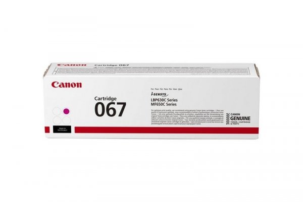 Toner Canon 067 M, magenta, 1250s, 5100C002, Canon LBP631Cdw, LBP633Cdw, MF651Cw, MF655Cdw, MF657Cdw, O