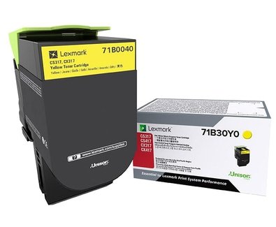 Toner Lexmark 71B0040, yellow, 2300s, Lexmark 71B0040