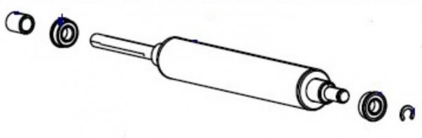 Części / ZEBRA / Kit Platen Roller ZT510 P1083347-012, Printer  transfer roller, Thermal Transfer, Części / ZEBRA / ZT510, 1 pc(s)