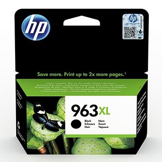 HP oryginalny tusz / tusz 3JA30AE, HP 963XL, black, 2000s, 48ml, high capacity, HP Officejet Pro 9012, 9014, 9015, 9016, 9019/P