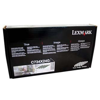 Lexmark oryginalny bęben C734X24G. CMYK. 80000 (4x20000)s. 4ks. Lexmark C734. C736. X734. X736. X738 C734X24G