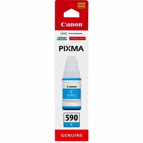 Tusz Canon GI-590 C. cyan. 7000s. 70ml. 1604C001. Canon PIXMA iP100 1604C001