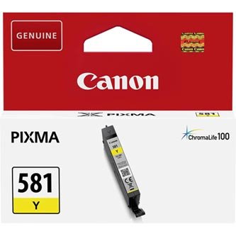 Canon oryginalny tusz / tusz CLI581 Y, yellow, 5,6ml, 2105C001, Canon PIXMA TR7550, TR8550, TS6150, TS6151, TS8150, TS81