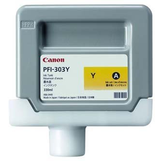 Canon oryginalny wkład atramentowy / tusz PFI303Y. yellow. 330ml. 2961B001. ploter iPF-810. 820 2961B001AA