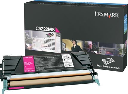 Toner Lexmark C5222MS. magenta. 3000s. Lexmark C52x. C53x C5222MS
