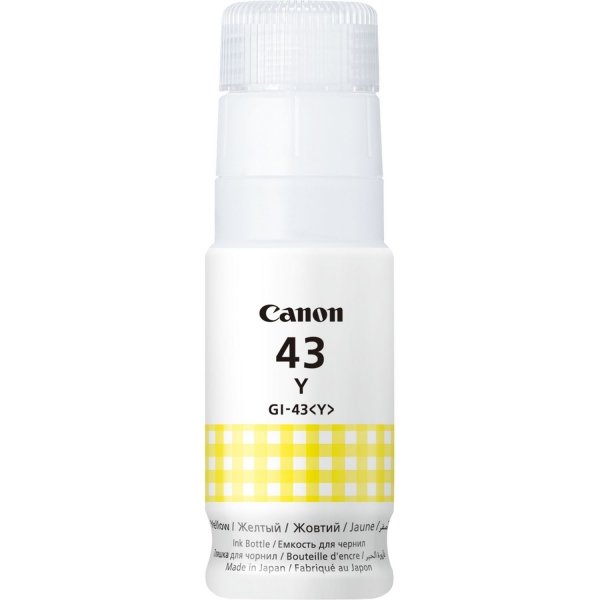 Tusz Canon GI-43 Y, yellow, 3700s, 4689C001, Canon Pixma G540, G640