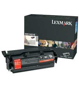 Toner Lexmark X651H21E. black. 25000s. Lexmark X651.X652.X654.X656.X658 X651H21E