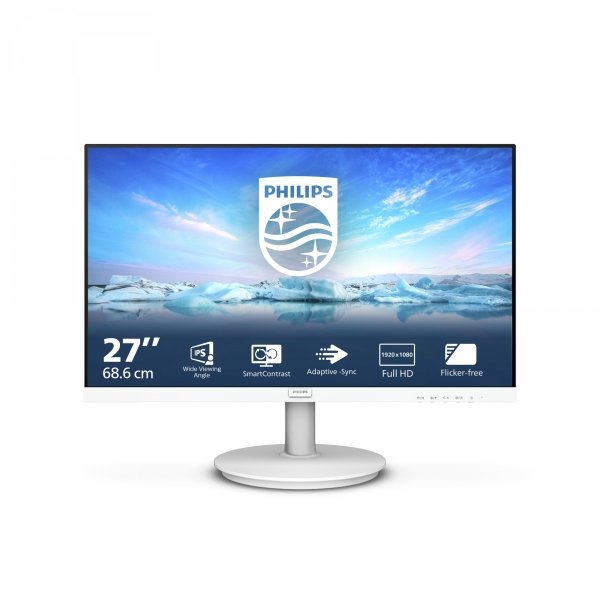 Monitor 271V8AW 27 cali IPS HDMI Głośniki biały