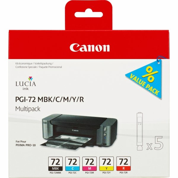 Tusz Canon PGI72 CMYK. CMYK. 6402B009. Canon PIXMA Pro-10 6402B009