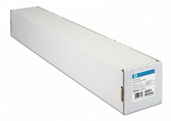 Papier do plotera / HP / 914/30.5m/Universal Instant-dry Gloss Photo Paper. 914mmx30.5m. 36. Q6575A. 190 g/m2. foto papier. połysk. biały. do drukarek Q6575A