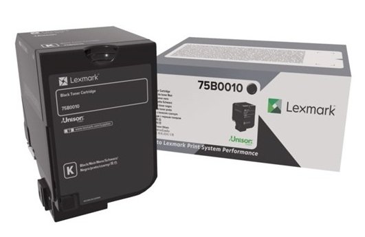 Toner Lexmark 75B0010, black, 13000s, high capacity, Lexmark CS727de,CS728de,CX727de 75B0010