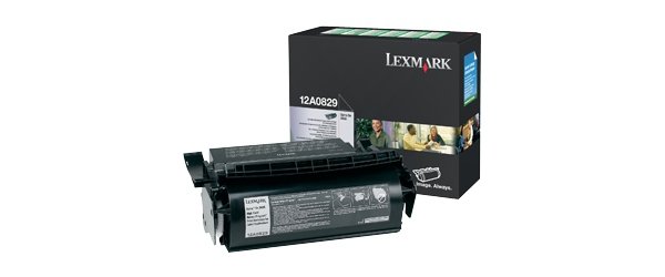 Toner Lexmark 12A0829. black. 23000s. return. Lexmark Optra SE-3455. Labelprint 12A0829