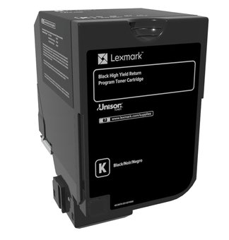 Toner Lexmark 84C2HK0, black, 25000s, return, Lexmark CX725de, CX725dhe, CX725dthe 84C2HK0