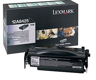 Toner Lexmark 12A8425. black. 12000s. return. Lexmark T430 12A8425