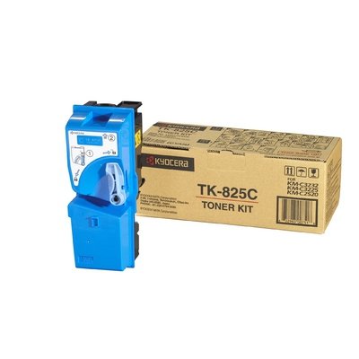 Toner Kyocera-Mita TK825C, cyan, 7000s, 1T02FZCEU0, Kyocera KMC-2520, KM-C3232, O