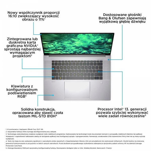 Stacja robocza HP ZBSG10 i7-13700H/16''/32/1T/RTX4070/W11/3