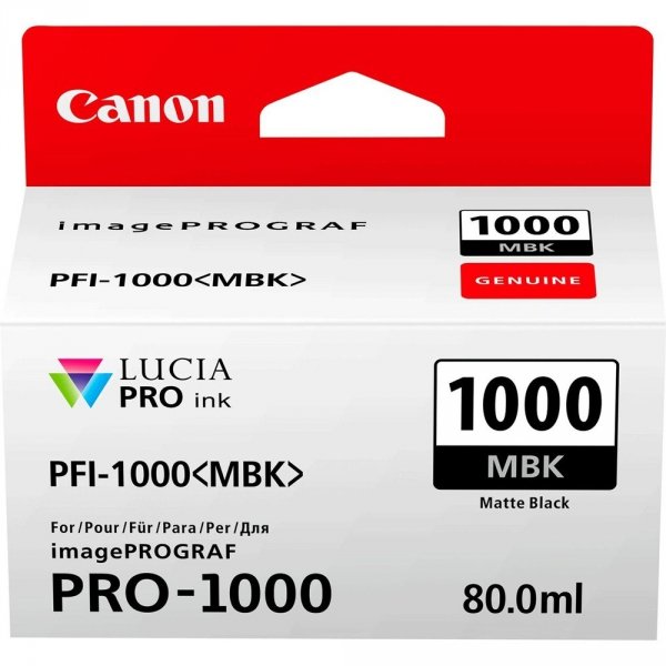 Canon oryginalny Wkład atramentowy / tusz PFI-1000 Matte Black 0545C001