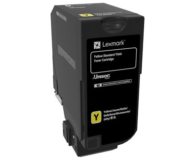Toner Lexmark 74C0S40, yellow, 7000s, CS720de,CS720dte 74C0S40