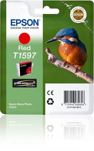 Tusz EPSON C13T15974010. red. 17ml. Epson Stylus Photo R2000 C13T15974010